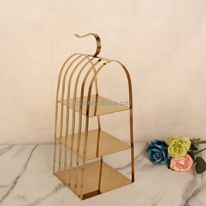 Dessert Server Stand Bird Cage a forma di Cupcake Muffin espositore <span class=keywords><strong>per</strong></span> frutta Snack antipasto <span class=keywords><strong>per</strong></span> banchetti festa di compleanno di nozze - Product Image 6