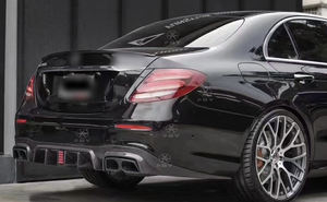 Séparateur de lèvre de pare-chocs arrière en Fiber de carbone de Style BS pour <span class=keywords><strong>Mercedes</strong></span> classe E <span class=keywords><strong>AMG</strong></span> 4 portes E63 W213 2016-2020 diffuseur en Fiber de carbone - Product Image 3