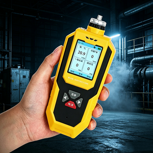 Detector <span class=keywords><strong>de</strong></span> Gas Portátil 4 en 1 para <span class=keywords><strong>Bromuro</strong></span> <span class=keywords><strong>de</strong></span> Hidrógeno (HBr) 0-20PPM, para Cocina <span class=keywords><strong>de</strong></span> Hotel, Planta Química, Refinería, Cantina - Product Image 1
