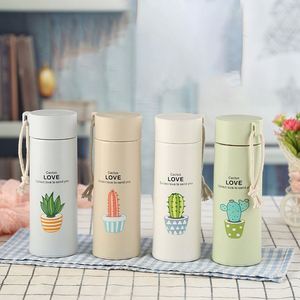 Portable Camping Office Luxury Gradient Colors 400ml Glass Water <b>Bottle</b> for Adults Gifts - Product Image 4