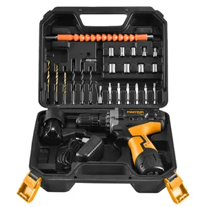 MANRUN Excellent sale price good small portable 12V in-line two-speed electric drill set