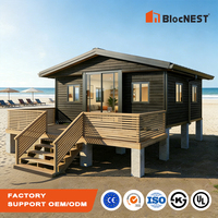 ADU portable extensible 15x20 pieds, maisonnette préfabriquée pour jardin, structure en acier galvanisé, cabane modulaire pliable, résistante à la corrosion