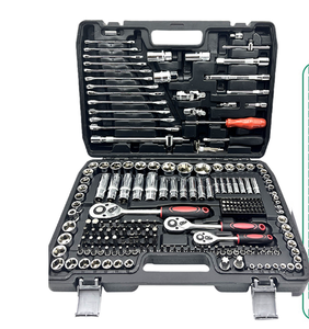 Juego de Herramientas Mecánicas Profesional de 216 Piezas, Duradero, de Acero Inoxidable 201, con Llave de Trinquete, Adaptadores de Destornillador y Herramientas Manuales - Product Image 1