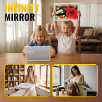 Pizarra de Dibujo LED 3D Abyss para Niños en Edad Preescolar, Tableta de Aprendizaje Creativo para Jardín de Infancia con Cable USB, Paño de Limpieza, 48 Unidades al por Mayor