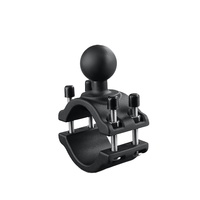 Support de fixation pour barre de torsion 1,5 pouce en alliage d'aluminium avec base à rotule, support fixe pour tablette sur tube rond de 51 mm à 65 mm de diamètre avec tête sphérique