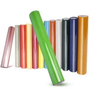 Film imprimé brillant en hydrographie YUANFAN PU, vinyle thermocollant pour vêtements, cuir, haute température, 40 couleurs, épaisseur 0,1 mm - Product Image 1