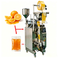 Machine d'emballage verticale automatique pour sachets de jus de noix de coco et d'eau pure, avec remplissage et scellage
