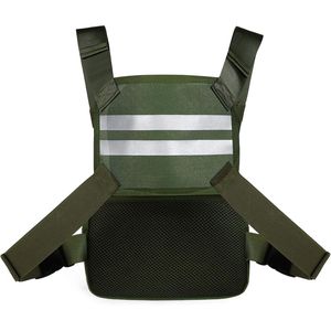 Reflecterende borsttas met meerdere vakken voor nachtelijk hardlopen, fietsen, wandelen - draagbaar ontwerp voor alle seizoenen - Product Image 2