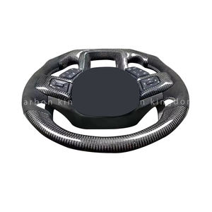 Volant en fibre de carbone d'origine pour <span class=keywords><strong>Ford</strong></span> F150 <span class=keywords><strong>Raptor</strong></span> <span class=keywords><strong>2021</strong></span> 2022 2023, mise à niveau de l'intérieur de la voiture - Product Image 4