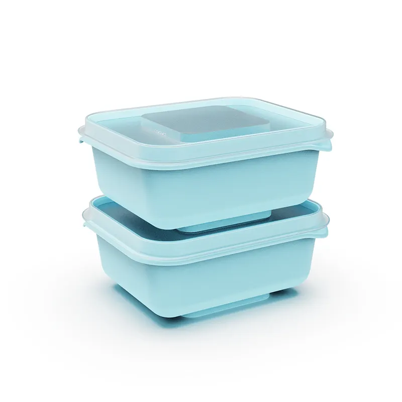 Neues Design Fabrik preis Einweg Kinder Set pp Box Kunststoff Lunchbox, Unterstützung benutzer definierte mehrfarbige Kunststoff Lunchbox, faltbar