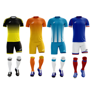 <span class=keywords><strong>Yido</strong></span> Maillot de football de haute qualité Design sublimé Maillots de football pour jeunes jaunes rayés personnalisés avec numéros - Product Image 6