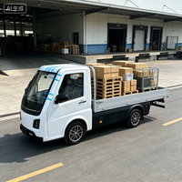 Mini-camion benne électrique chinois L7e avec homologation CEE, avec clôture, autonomie de 270 km, moteur de 14,8 kW, pour le transport