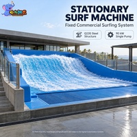 Machine de surf stationnaire 90 kW, simulateur de vagues artificielles fixe pour clubs de surf permanents et sites sportifs commerciaux
