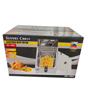 <span class=keywords><strong>Friteuse</strong></span> électrique 6L avec panier <span class=keywords><strong>amovible</strong></span>, 2500W, minuterie, pour poulet frit, frites, cuisine - Product Image 1