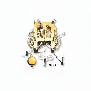 Mouvement d'horloge de haute qualité (pour cheminée) 4.1/2 pouces avec pendule à billes, n° 300 pour les outils de bijouterie, à utiliser pour la fabrication de bijoux - Product Image 1