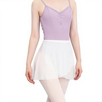 Grand tutu et jupes de danse classique pour femmes adultes, jupe mi-longue en polyester, tenue d'entraînement et de performance