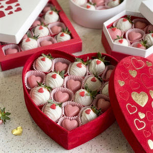 Boîtes à fraises enrobées <span class=keywords><strong>de</strong></span> <span class=keywords><strong>chocolat</strong></span> <span class=keywords><strong>en</strong></span> carton rigide personnalisées, emballage <span class=keywords><strong>de</strong></span> boîte cadeau <span class=keywords><strong>en</strong></span> <span class=keywords><strong>chocolat</strong></span> magnétique <span class=keywords><strong>de</strong></span> qualité supérieure, luxe - Product Image 2