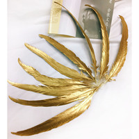 Plumes de queue de coq naturelles or et argent de pulvérisation en vrac plumes Gallo en vrac pour décoration de Costumes de carnaval