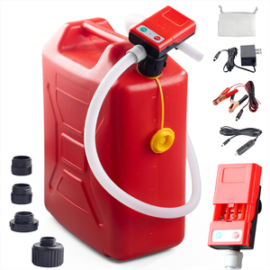 Pompe à carburant centrifuge manuelle 3,8 GPM - Alimentée par batterie - Distributeur de carburant certifié ATEX - Haute précision 0,5% - Tuyau en caoutchouc robuste - Product Image 3