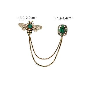 Broche de Borla con Cadena para Hombre - Chapado en Oro de Aleación, Regalo para Bodas y Fiestas, Ideal para Trajes - Product Image 3