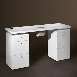 <span class=keywords><strong>Mesa</strong></span> de Manicura Profesional con Colector de Polvo y Cajones con Cerradura - Escritorio de Uñas para Salón con Ventilador de Vacío Integrado - Product Image 3