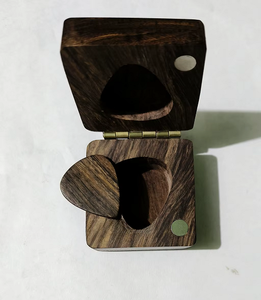 Estuche para púas de guitarra, caja duradera para 4 púas, almacenamiento práctico para músicos - Product Image 1