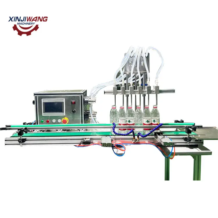 17L/min Grande Fluxo Diafragma/bomba magnética Pesando Máquina De Enchimento Líquida Detergente Gel De Lavanderia Máquina De Enchimento Líquida Viscosa