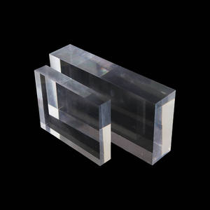 Transparant hoogwaardig groot formaat 100mm 80mm helder transparant kunststof acrylaat <span class=keywords><strong>aquarium</strong></span> paneel plaat - Product Image 1