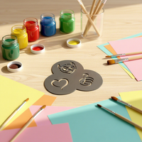 Filtre à café en métal rond en forme de sourire, promotion