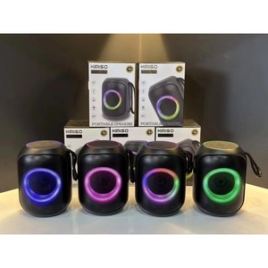 Kms-182 Loa DJ Giá Rẻ Nhất Loa Stereo TWS Mini KIMISO Có Vòng Đèn Nhiều Màu - Product Image 4