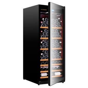Offre Directe Usine : Réfrigérateur à Vin en Bois Massif pour Cave à Vin Rouge, Champagne et Blanc, Vitrine Réfrigérée pour Présentation de Vins - Product Image 5