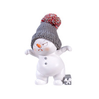 Centre de noël en résine, bonhomme de neige d'intérieur pour enfant, cadeau de noël,