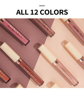 <span class=keywords><strong>Gloss</strong></span> à lèvres mat <span class=keywords><strong>rose</strong></span> en tube carré de 6 pièces, à base d'huile minérale, imperméable, non décolorant, non tachant, nourrissant, hydratant, <span class=keywords><strong>nacré</strong></span> - Product Image 2