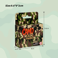 Peinture corporelle camouflage à l'eau pour enfants, trois/cinq couleurs, à base de plantes naturelles, certifiée CE, en coffret – Meilleures ventes