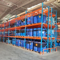 Système de rayonnage industriel anti-corrosion pour entrepôt chimique, stockage de fûts d'huile et palettes pour usine de fabrication