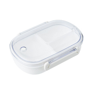 Sealable Compartmentalized <b>Lunch</b> <b>Box</b> With Lid For Students And Office Workers Portable Food Grade Fruit Preservation Container - Product Image 5