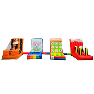 Custom <b>Inflatable</b> Adult 4-In-1 <b>Game</b> for Outdoor Sport <b>Games</b> Party Renting <b>Inflatable</b> Adult 4-In-1 <b>Game</b> <b>Inflatable</b> Adult - Product Image 1