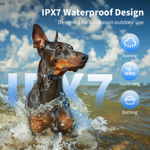 Cerca eléctrica inalámbrica GPS Fuerza de advertencia ajustable Sistema de contención de perros <span class=keywords><strong>Collar</strong></span> con pitido Vibración Choque 3 modelos - Product Image 2