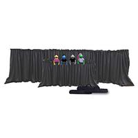 Scène de classe, trépied Portable, scène de marionnettes pour marionnettes, théâtre, tuyau et drapé