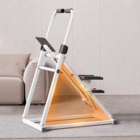 Machine d'escalade pliable multifonctionnelle en acier à transmission intégrale pour la maison, équipement de fitness sportif pliable à domicile