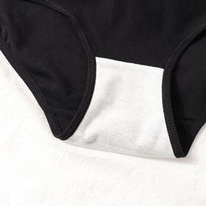 Slip a vita media in cotone per <span class=keywords><strong>ragazze</strong></span>, tinta unita, stile coreano, intimo per studentesse e adolescenti, fornitura ODM - Product Image 4