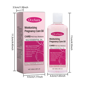 OCEAURA産後ストレッチラインのための高品質の肌保湿ケア細い線弾力性を高めるボディ適用ケアオイル - Product Image 4