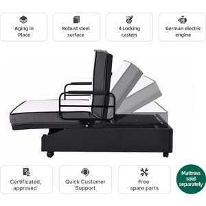 <span class=keywords><strong>Cama</strong></span> de Cuidado para Personas Mayores, <span class=keywords><strong>Cama</strong></span> Médica Eléctrica Ajustable con Elevación y Masaje, <span class=keywords><strong>Cama</strong></span> de Hospital para Pacientes que Pueden Levantarse, para el Hogar - Product Image 3
