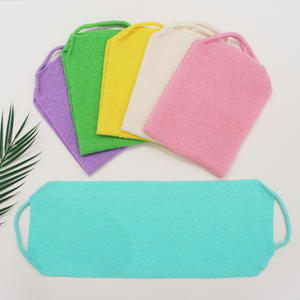 Cinturón de baño depurador de espalda de ducha exfoliante de nailon personalizado al por mayor, limpieza profunda de barro, lavado corporal, exfoliante, correa de tracción, masaje - Product Image 3