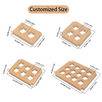 Boîtes à cupcakes blanches pour boulangerie, doublées de mousse, avec fenêtre gaufrée, finition mate, revêtement UV, poignée imprimée à chaud or personnalisée