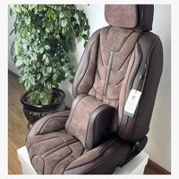 Housses de siège auto universelles en cuir PU imperméable, ensemble complet de luxe 9 pièces pour voitures K5/K3, confort toutes saisons et respirantes