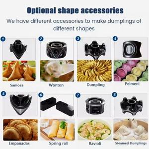 Australie Alu Heavy Duty Boulangerie Commercial Frozen Samosa Pliant Distributeur Automatique et Rouleaux de Printemps Faisant la Machine Grande Taille Chine Uas - Product Image 3