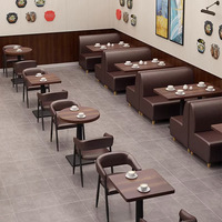 Ensemble table et chaises de restaurant et café moderne, style industriel, table et chaises de bar décontractées