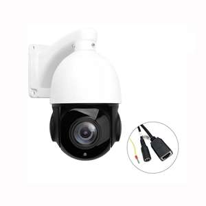 ICsee Control impermeable con cable Seguridad al aire libre a todo color 4K 8MP Cámara Domo PTZ <span class=keywords><strong>de</strong></span> alta velocidad Lente <span class=keywords><strong>de</strong></span> zoom óptico opcional CMOS - Product Image 1