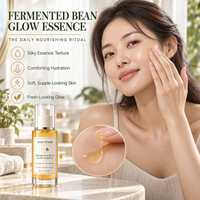 Produits de soin coréens : Essence éclatante aux fermentations de soja et de riz, hydratation apaisante et éclaircissante pour le visage